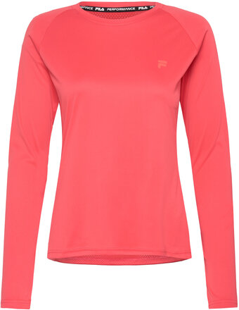 Ramacca Running Shirt Tops T-shirts & Tops Long-sleeved Coral FILA