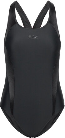 Sannois Racer Back Swimsuit Baddräkt Badkläder Black FILA