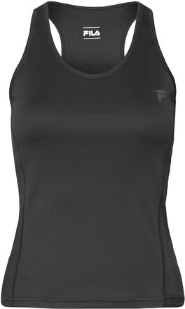 Roussillon Running Racer Top With Inside Bra Tops T-shirts & Tops Sleeveless Black FILA