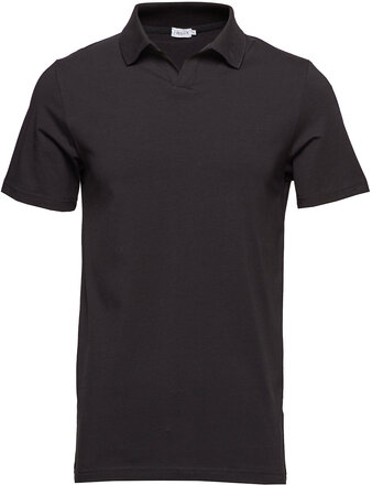 M. Lycra Polo T-Shirt Polos Short-sleeved Svart Filippa K*Betinget Tilbud