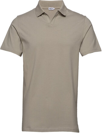M. Lycra Polo T-Shirt Polos Short-sleeved Beige Filippa K*Betinget Tilbud