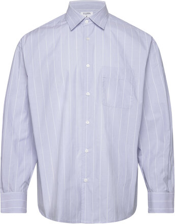 Striped Cotton Poplin Shirt Designers Shirts Business Blue Filippa K