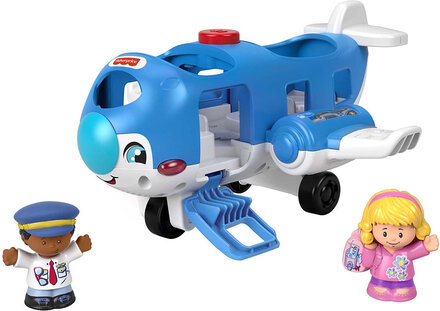 Little People Travel Together Airplane Toys Toy Cars & Vehicles Toy Vehicles Planes Multi/mønstret Fisher-Price*Betinget Tilbud