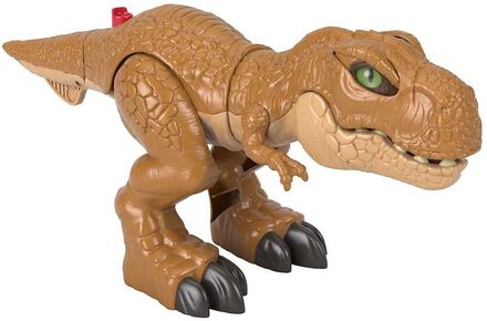 Imaginext Jurassic World Thrashin' Action T.rex Toys Playsets & Action Figures Animals Brown Fisher-Price