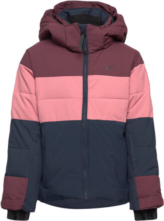 Valloire Jkt Jr Sport Snow-ski Clothing Snow-ski Jacket Pink Five Seasons