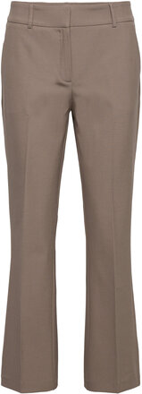 Clara Ankle 285 Biscuit Melange Bottoms Trousers Flared Brown FIVEUNITS