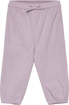 Pants Woven W. Lining Bottoms Sweatpants Purple Fixoni