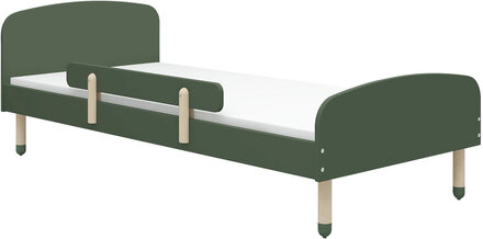 Single Bed Home Kids Decor Furniture Children's Beds & Accessories Green FLEXA