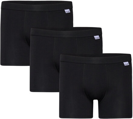 3-P Bamboo Boxer Boxershorts Black Frank Dandy