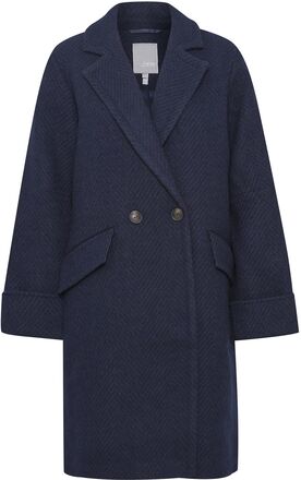 Frpalma Ja 1 Outerwear Coats Winter Coats Navy Fransa