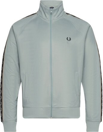 Contrast Tape Trk Jkt Tops Sweat-shirts & Hoodies Sweat-shirts Blue Fred Perry