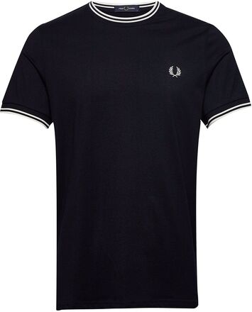 Twin Tipped T-Shirt T-shirts Short-sleeved Blå Fred Perry*Betinget Tilbud