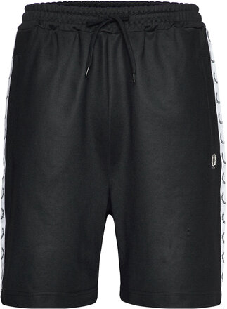 Taped Tricot Short Bottoms Shorts Sweat Shorts Black Fred Perry