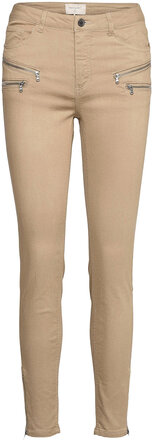 Fqaida-Pa-7/8 Skinny Jeans Beige FREE/QUENT*Betinget Tilbud