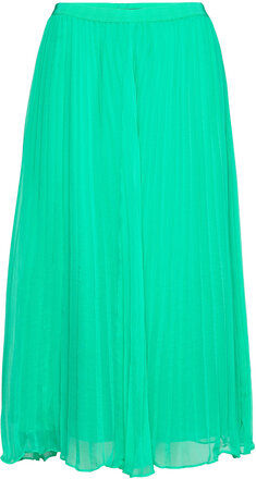 Ella Pleated Skirt Skirts Pleated Skirts Grønn French Connection*Betinget Tilbud