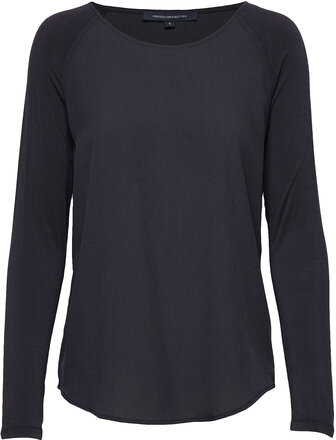 Polly Plains Ls T-shirts & Tops Long-sleeved Marineblå French Connection*Betinget Tilbud