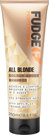 All Blonde Colour Boost Shampoo Beauty Women Hair Care Silver Shampoo Nude Fudge