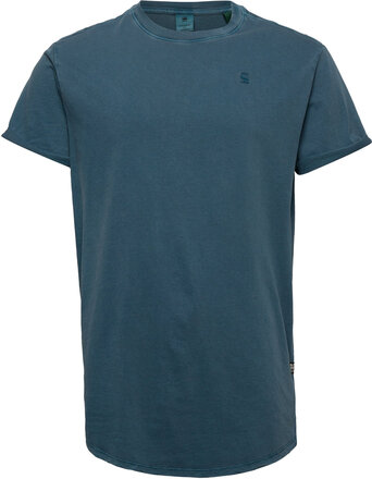 Lash R T S\S T-shirts Short-sleeved Blå G-Star RAW*Betinget Tilbud