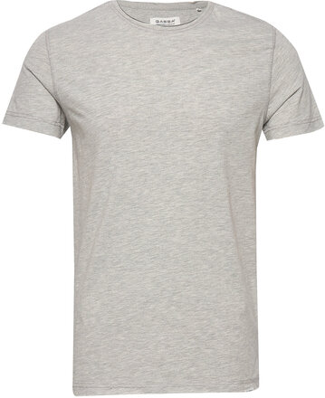 Konrad Slub S/S Tee T-shirts Short-sleeved Grå Gabba*Betinget Tilbud