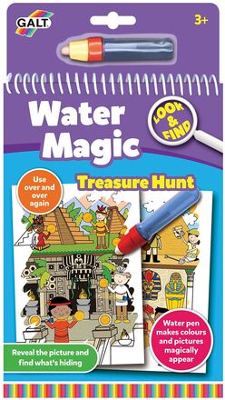 Water Magic Treasure Hunt Toys Creativity Drawing & Crafts Drawing Coloring & Craft Books Multi/patterned Galt