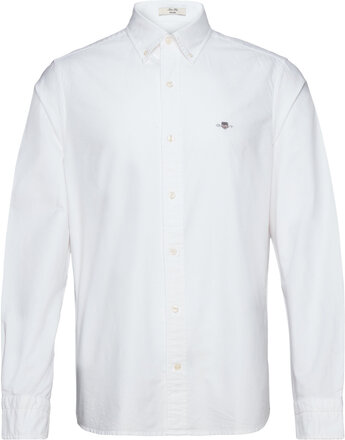 Slim Classic Oxford Shirt Tops Shirts Casual White GANT