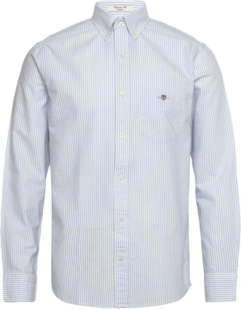 Reg Classic Oxford Banker Shirt Tops Shirts Casual Blue GANT
