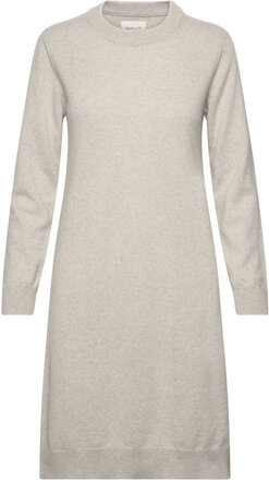 Superfine Lambswool Dress Kort Kjole Beige GANT