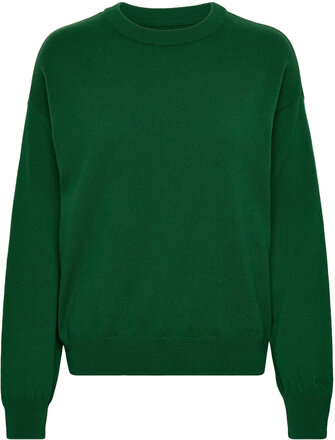 Superfine Lambswool C-Neck Tops Knitwear Jumpers Green GANT