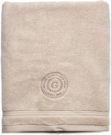Crest Towel 50X70 Home Textiles Bathroom Textiles Towels & Bath Towels Hand Towels Beige GANT