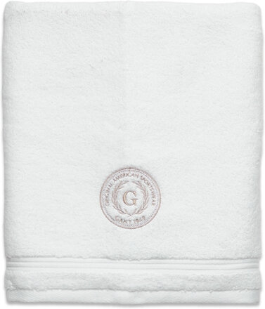 Crest Towel 50X70 Home Textiles Bathroom Textiles Towels & Bath Towels Hand Towels White GANT