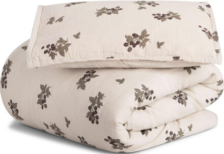 Muslin Bed Set Home Textiles Bedtextiles Bed Sets Grå Garbo&Friends*Betinget Tilbud