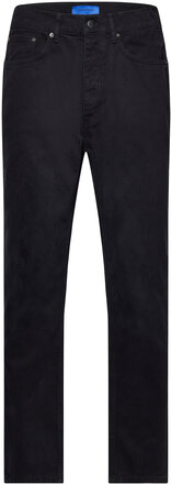 Regular Five Pocket Jeans Jeans Svart Garment Project*Betinget Tilbud