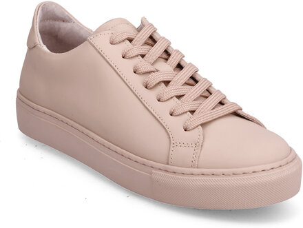 Type - Pink Rubberised Leather Lave Sneakers Rosa Garment Project*Betinget Tilbud
