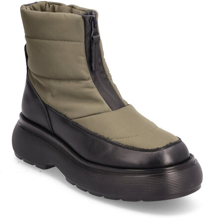 Cloud Snow Boot - Army Nylon Shoes Wintershoes Grønn Garment Project*Betinget Tilbud