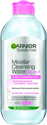 Micellar Cleansing Water Normal + Sensitive Skin Ansiktstvätt Ansiktsvatten Nude Garnier