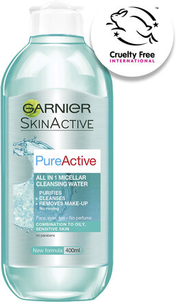 Garnier Skinactive Pureactive All In 1 Micellar Cleansing Water 400 Ml Ansigtsrens T R Nude Garnier