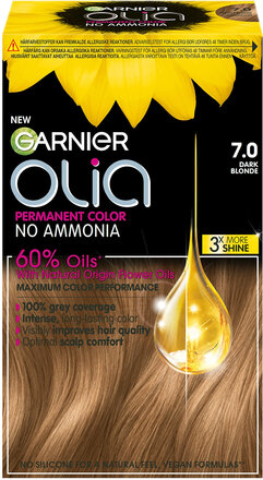Garnier Olia 7.0 Dark Blond Beauty Women Hair Care Color Treatments Nude Garnier