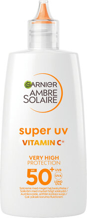 Garnier, Ambre Solaire Super Uv Vitamin C* Anti-Dark Spots Fluid Spf50+ 40Ml Solkräm Ansikte Nude Garnier