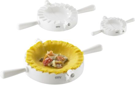 Ravioliformer I Plast Verona M/3 Runde Dele Home Kitchen Kitchen Tools Pasta Makers & Accessories White Gefu