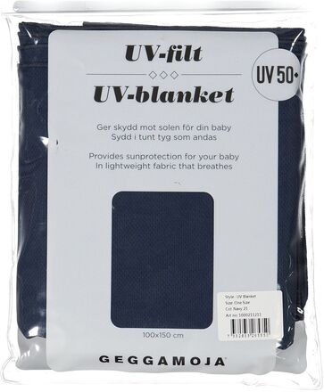 Uv Blanket Home Strollers & Accessories Stroller Accessories Marineblå Geggamoja*Betinget Tilbud