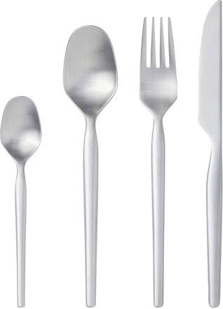 Bestiksæt Dorotea 16 Dele Mat Stål Home Tableware Cutlery Cutlery Set Silver Gense
