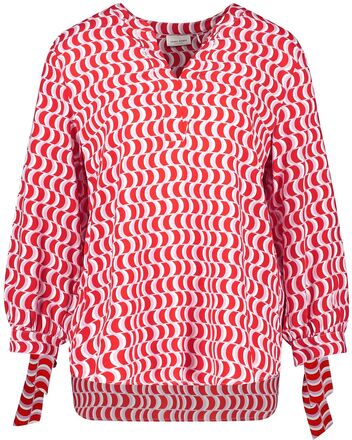 Blouse 3/4 Sleeve Tops Blouses Long-sleeved Red Gerry Weber