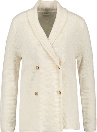 Jacket Knit Blazers Double Breasted Blazers White Gerry Weber