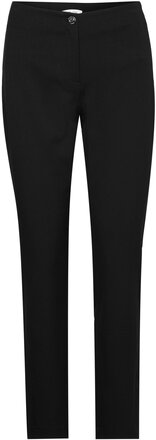 Pant Leisure Cropped Bottoms Trousers Straight Leg Black Gerry Weber Edition