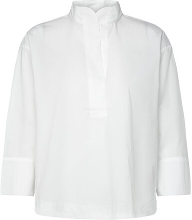 Blouse 3/4 Sleeve Tops Shirts Long-sleeved White Gerry Weber Edition