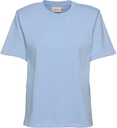 Jorygz Tee T-shirts & Tops Short-sleeved Blå Gestuz*Betinget Tilbud