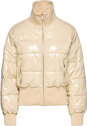 Tilly Pu Puffer Jacket Foret Jakke Cream Gina Tricot