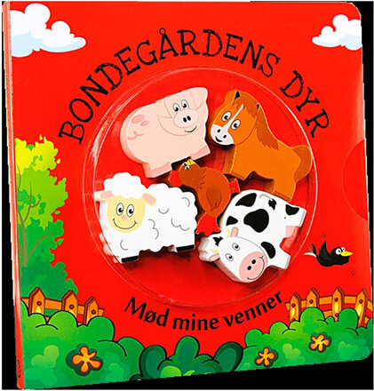 Bondegårdens Dyr - Mød Mine Venner Toys Kids Books Story Books Multi/mønstret GLOBE*Betinget Tilbud