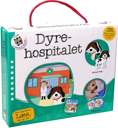 Dyrehospitalet Toys Kids Books Story Books Memory Multi/mønstret GLOBE*Betinget Tilbud