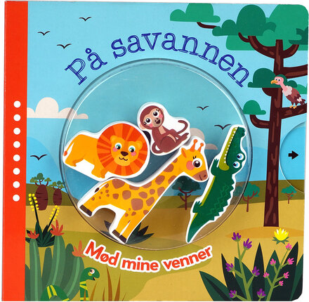 På Savannen - Mød Mine Venner Toys Kids Books Baby Books Multi/mønstret GLOBE*Betinget Tilbud